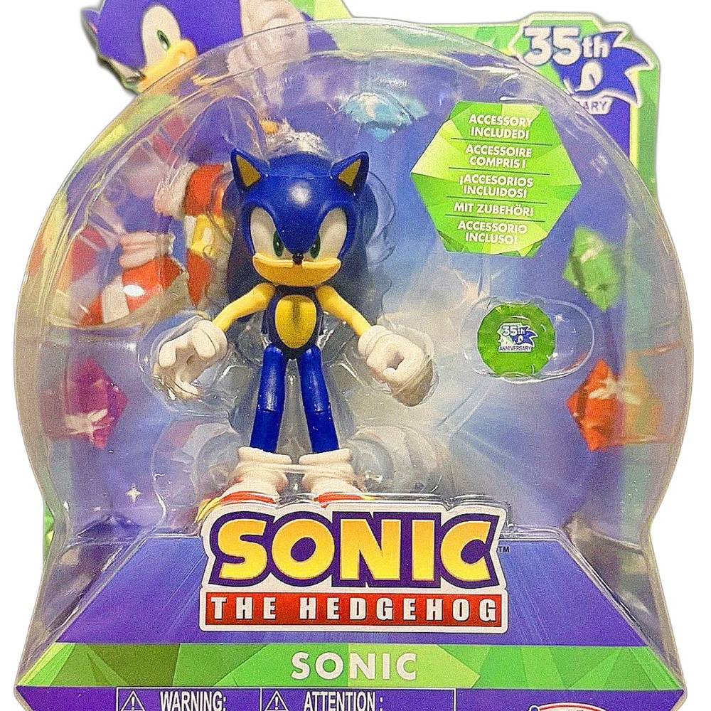 Sonic the Hedgehog Blue and Yellow Action Figure